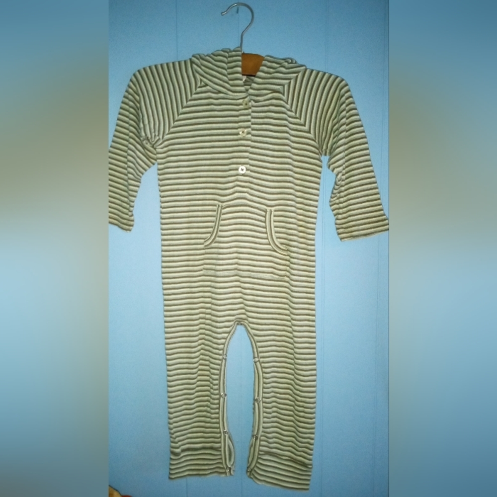 KATE QUINN Organic Cotton Hoodie Romper